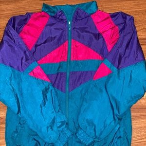 Retro Windbreaker Jacket